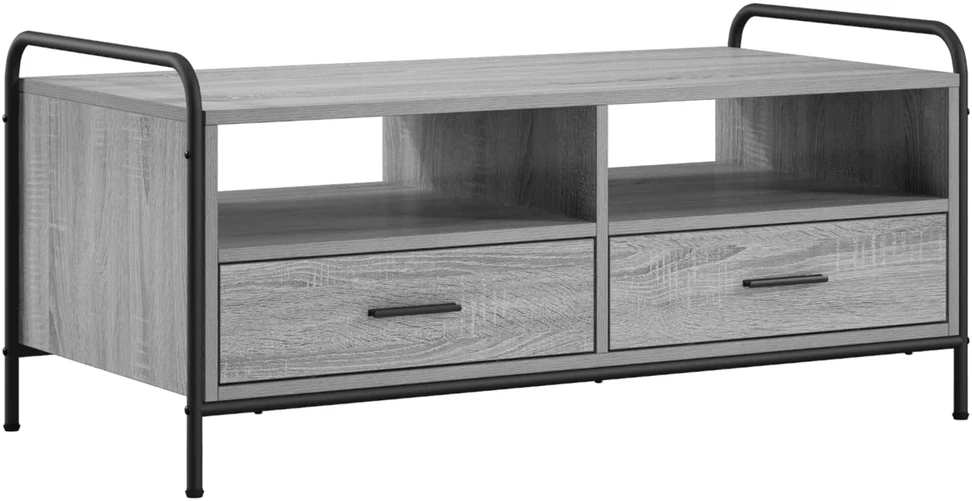 Kavos staliukas Pilka Sonoma 99,5 x 49 x 46 cm Apdirbta mediena