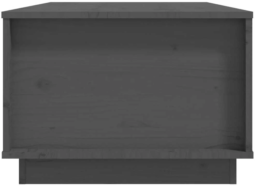 Kavos staliukas, pilkas, 100x50x35cm, pušies medienos masyvas