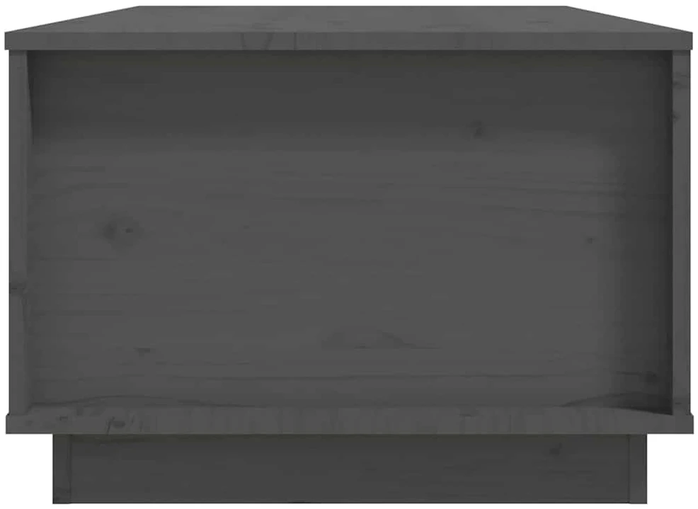 Kavos staliukas, pilkas, 100x50x35cm, pušies medienos masyvas