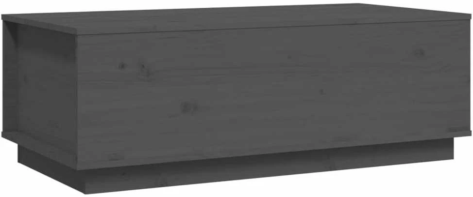 Kavos staliukas, pilkas, 100x50x35cm, pušies medienos masyvas