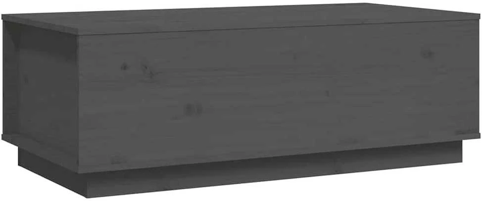 Kavos staliukas, pilkas, 100x50x35cm, pušies medienos masyvas