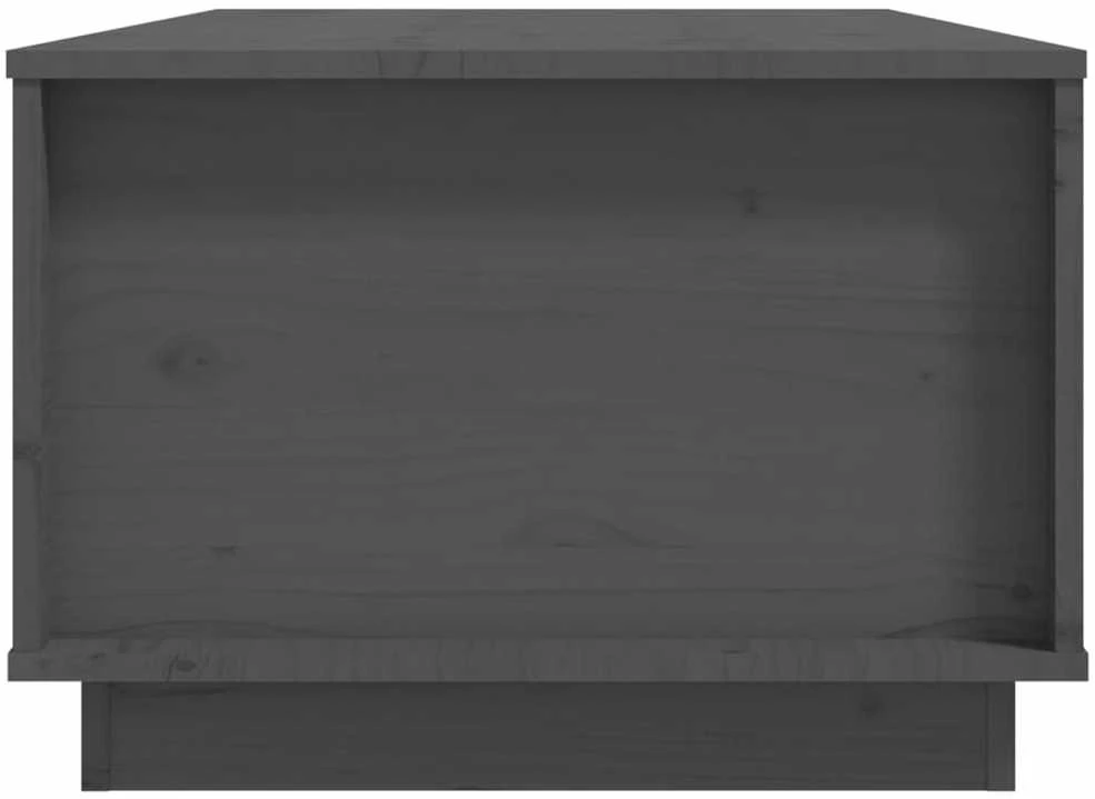 Kavos staliukas, pilkas, 100x50x35cm, pušies medienos masyvas