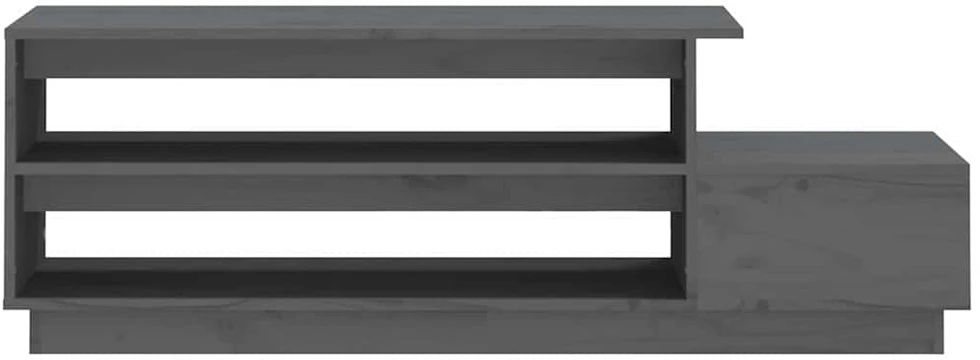 Kavos staliukas, pilkas, 120x50x40,5cm, pušies medienos masyvas