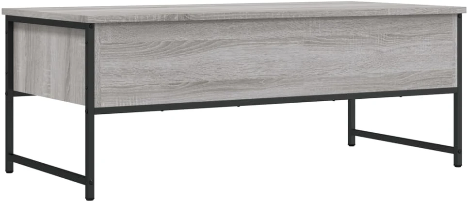 Kavos staliukas, pilkas ąžuolo, 101x49x39,5cm, apdirbta mediena