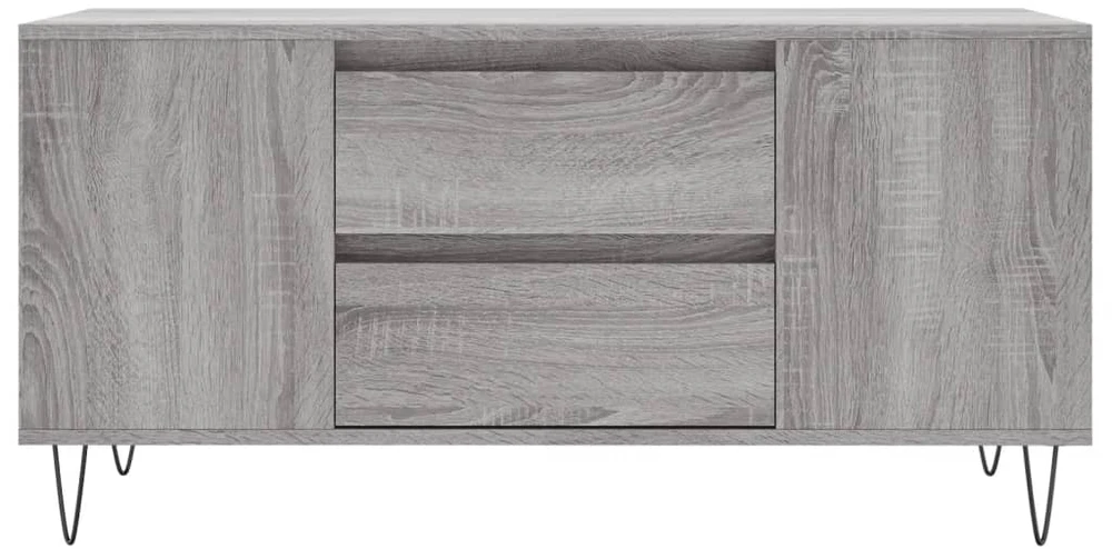 Kavos staliukas, pilkas ąžuolo, 102x44,5x50cm, apdirbta mediena