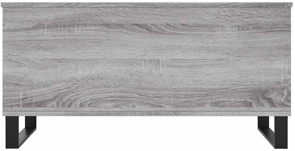 Kavos staliukas, pilkas ąžuolo, 90x44,5x45cm, apdirbta mediena