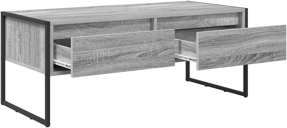 Kavos staliukas Pilkas Sonoma 100 x 46 x 40 cm Apdirbta mediena
