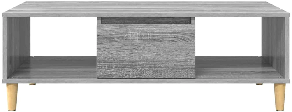 Kavos staliukas Pilkas Sonoma 102 x 55 x 35 cm Apdirbta mediena