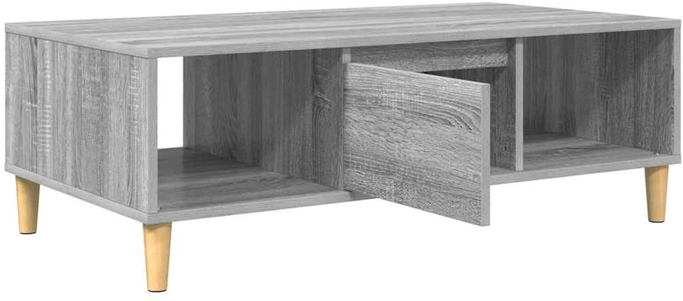 Kavos staliukas Pilkas Sonoma 102 x 55 x 35 cm Apdirbta mediena
