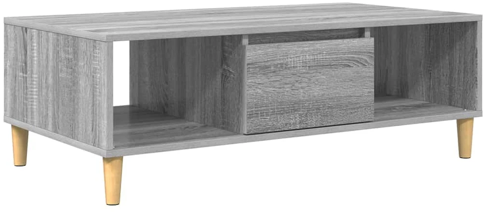 Kavos staliukas Pilkas Sonoma 102 x 55 x 35 cm Apdirbta mediena