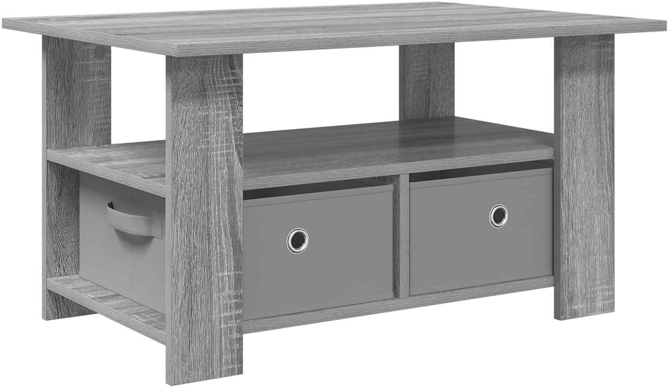 Kavos staliukas Pilka Sonoma 77 x 55 x 42 cm Apdirbta mediena