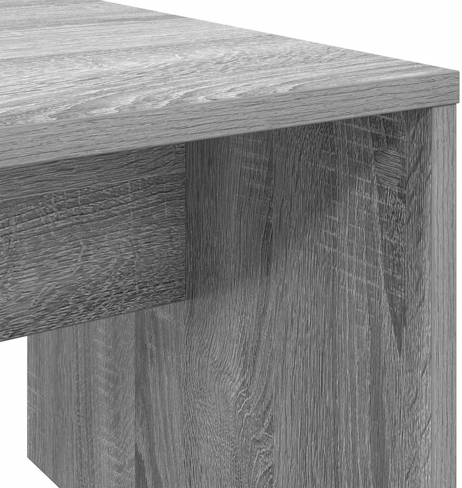 Kavos staliukas Pilka Sonoma 90 x 45 x 35 cm Apdirbta mediena