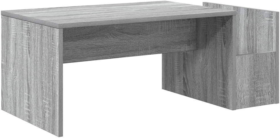 Kavos staliukas Pilka Sonoma 90 x 45 x 35 cm Apdirbta mediena