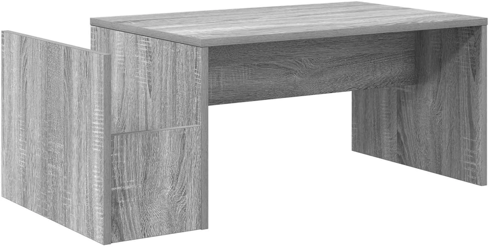 Kavos staliukas Pilka Sonoma 90 x 45 x 35 cm Apdirbta mediena