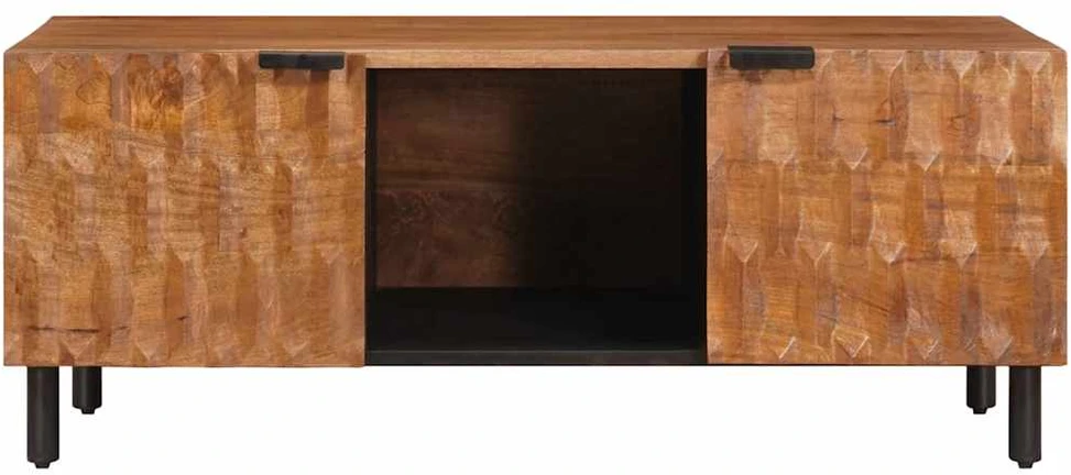 Kavos staliukas Ruda 100 x 54 x 40 cm Kietas mango medis