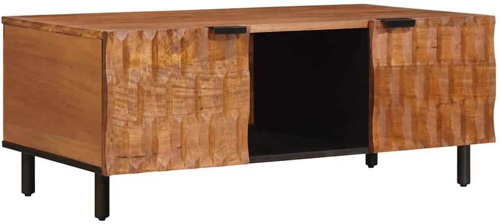 Kavos staliukas Ruda 100 x 54 x 40 cm Kietas mango medis