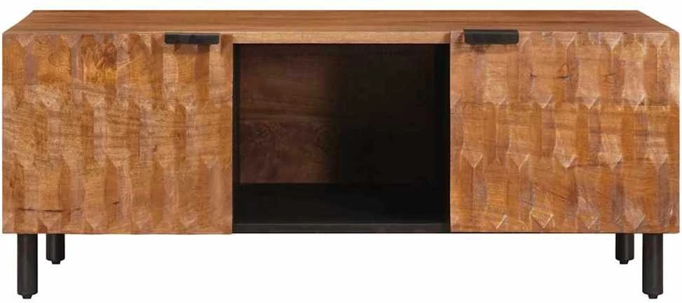 Kavos staliukas Ruda 100 x 54 x 40 cm Kietas mango medis