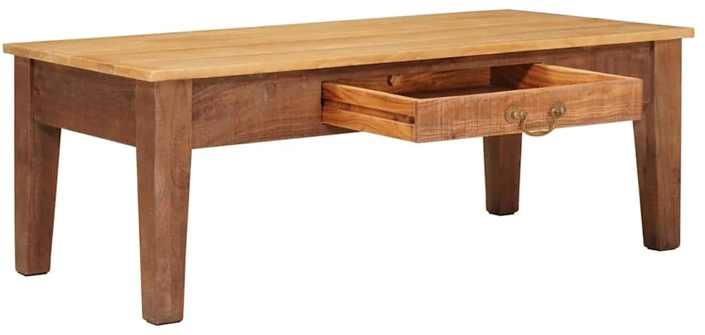 Kavos staliukas Ruda 110 x 55 x 40 cm Kietas mango medis