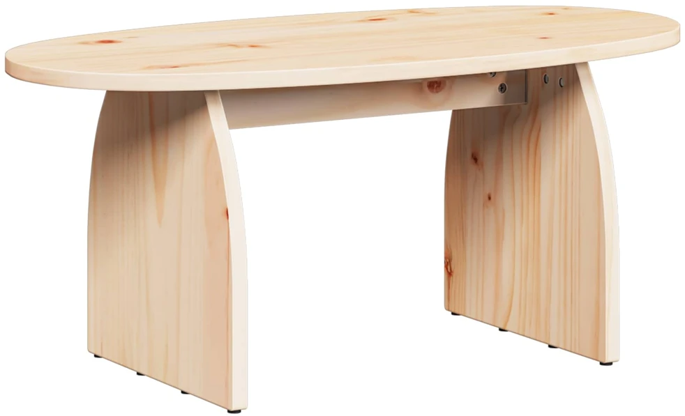 Kavos staliukas Ruda 80 x 40 x 35 cm Kietos pušies mediena