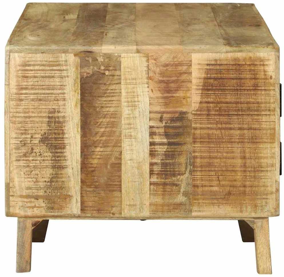 Kavos staliukas Ruda 80 x 54 x 45 cm Kietas mango medis