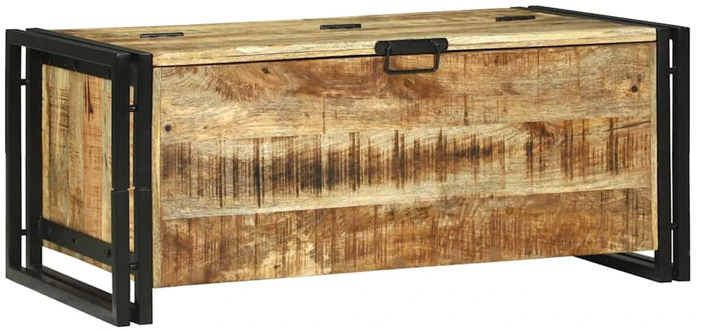 Kavos staliukas Ruda 90 x 50 x 38 cm Kietas mango medis