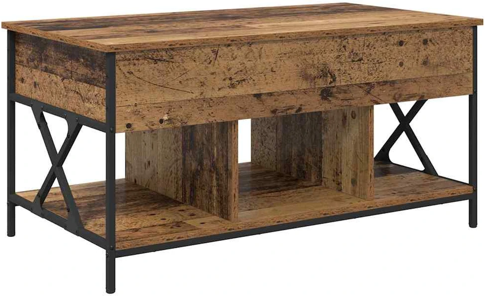Kavos staliukas Senovinis medis 100 x 55 x 48.5 cm