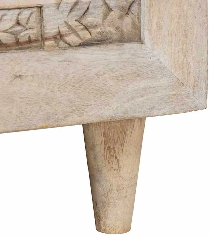 Kavos staliukas Balta išblukinta 100 x 54 x 40 cm
