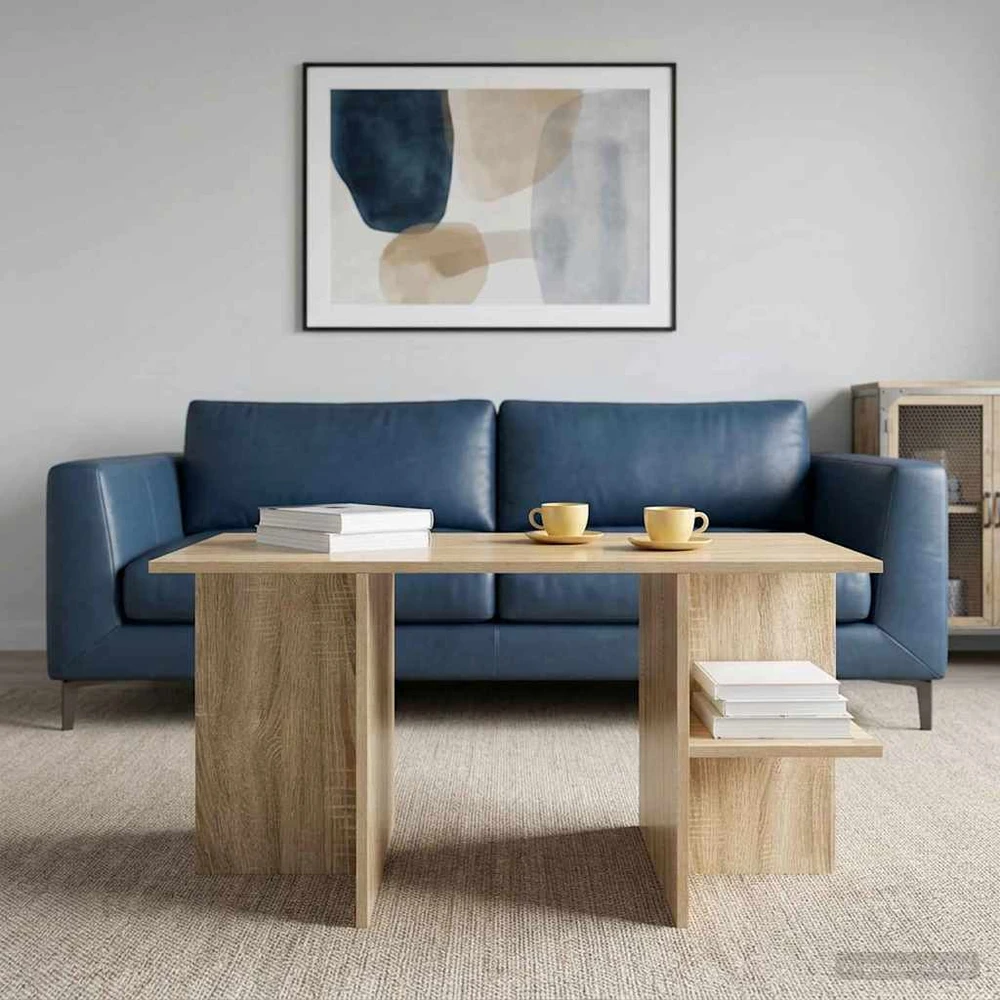 Kavos staliukas Sonoma ąžuolas 87 x 50 x 45 cm Dirbtinė mediena