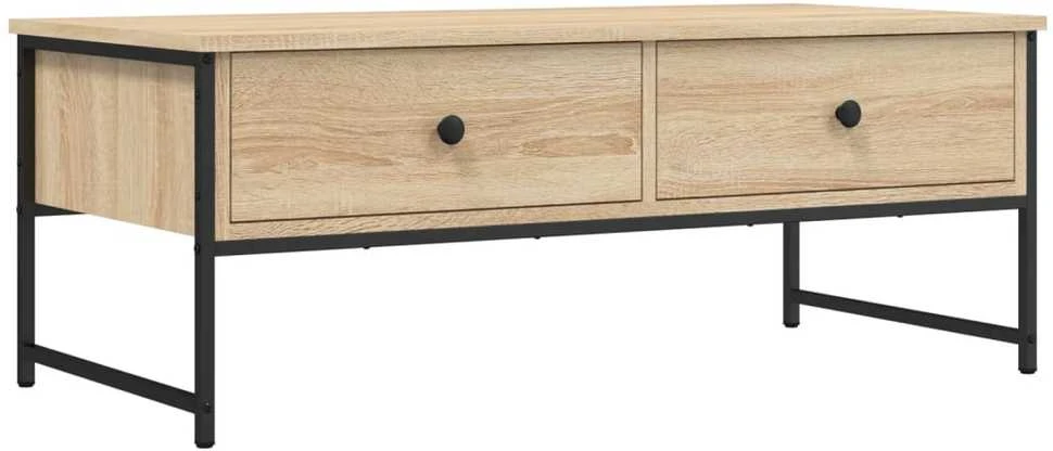 Kavos staliukas, sonoma ąžuolo, 101x49x39,5cm, apdirbta mediena