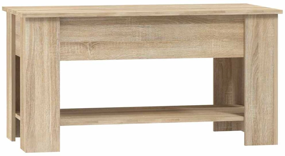 Kavos staliukas, sonoma ąžuolo, 101x49x52cm, apdirbta mediena