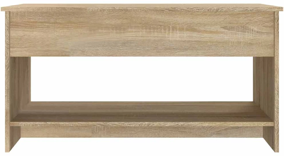 Kavos staliukas, sonoma ąžuolo, 102x50x52,5cm, apdirbta mediena