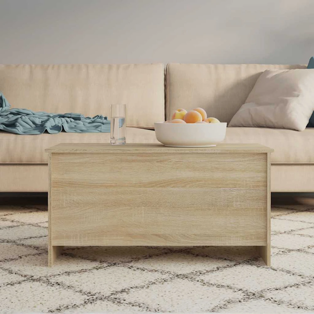 Kavos staliukas, sonoma ąžuolo, 102x55,5x52,5cm, mediena