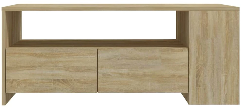 Kavos staliukas, sonoma ąžuolo, 102x55x42cm, apdirbta mediena