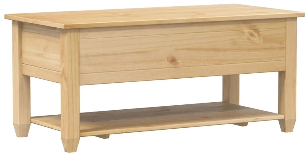 Kavos staliukas su stalčiais Corona, 100x48x45cm, pušis