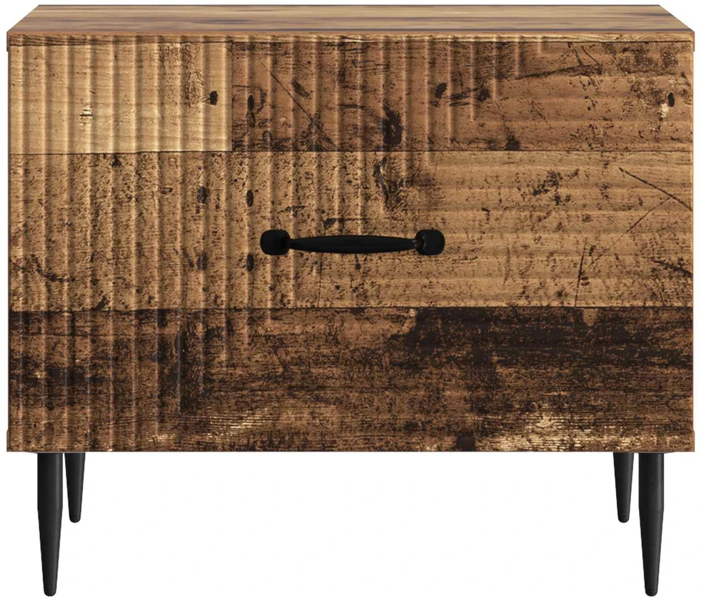 Kavos staliukas su stalčių Sendintos medienos 49 x 50 x 40 cm