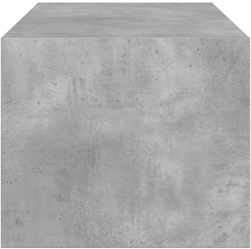 Kavos staliukas su stiklinėmis durelėmis, betono, 102x50x42cm