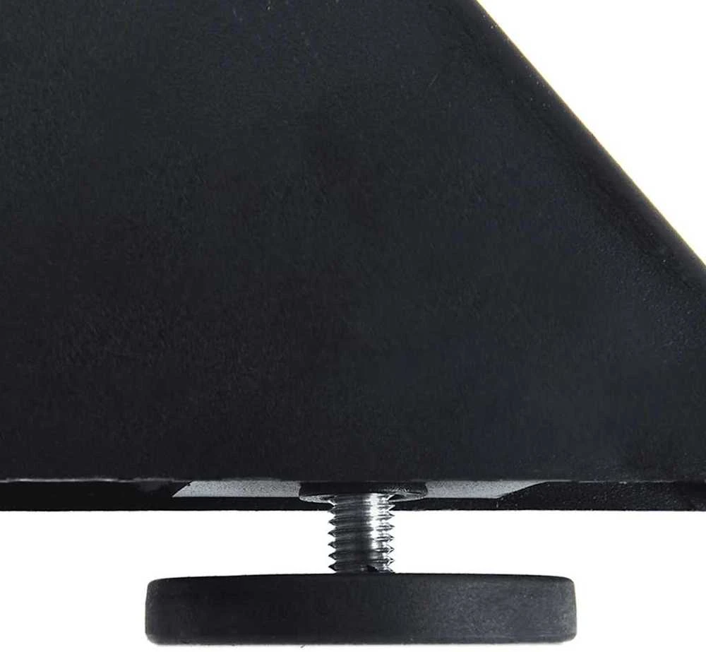 Kavos staliuko koja, voro formos, antracito spalvos, 98x58x(42-43) cm, plienas