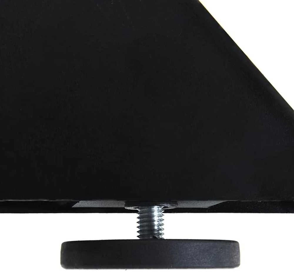 Kavos staliuko koja, voro formos, juoda, 98x58x(42-43) cm, plienas