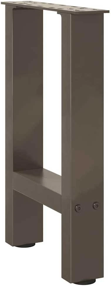 Kavos staliuko kojelės, 2 vnt., 28 x (42-43) cm, natūralus plienas