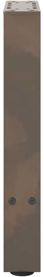 Kavos staliuko kojelės, 2 vnt., 28 x (42-43) cm, natūralus plienas