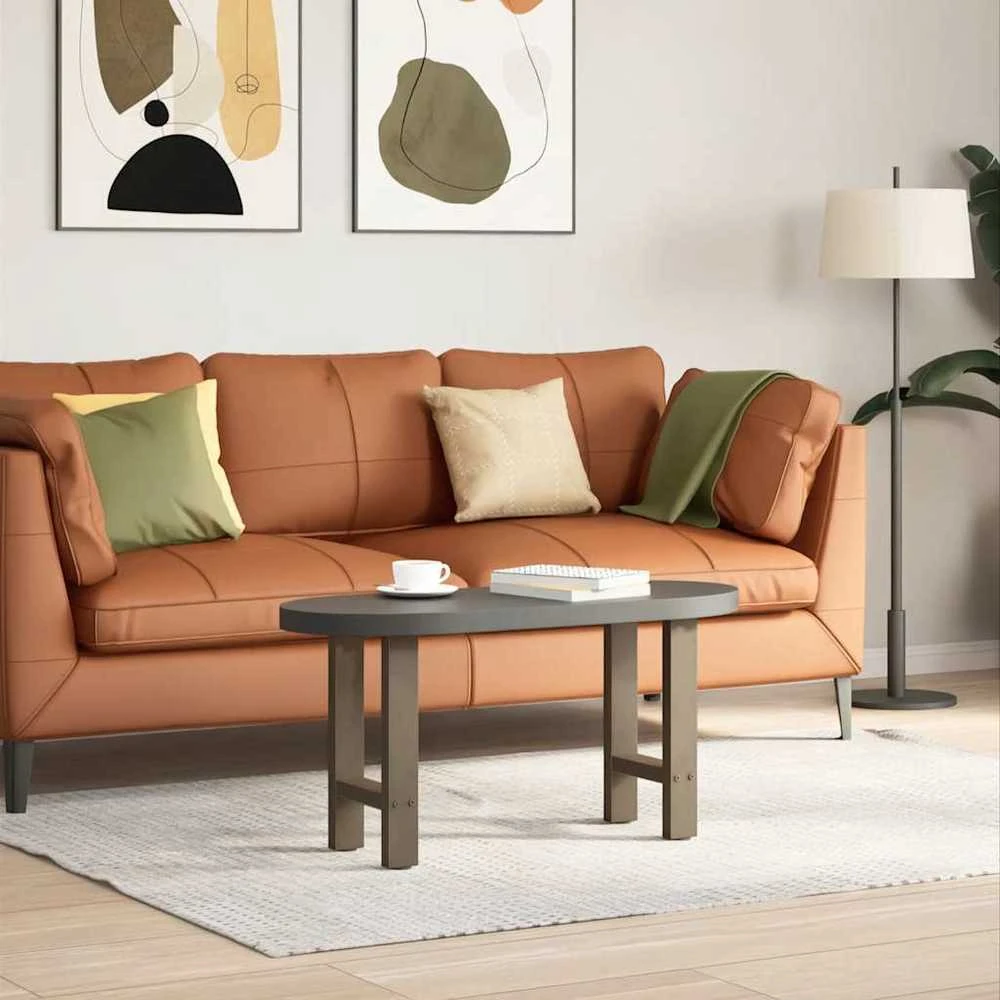 Kavos staliuko kojelės, 2 vnt., 28 x (42-43) cm, natūralus plienas