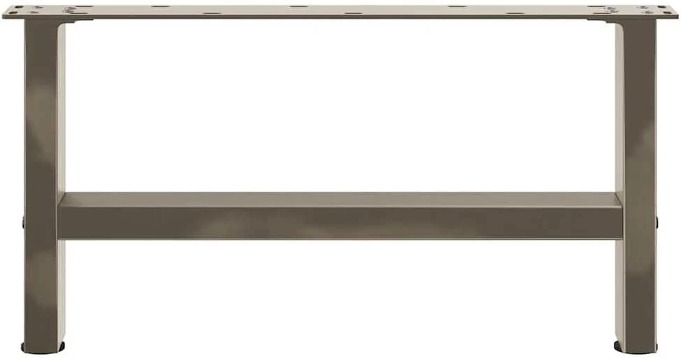 Kavos staliuko kojelės, 2 vnt., 60x(30-31) cm, natūralus plienas