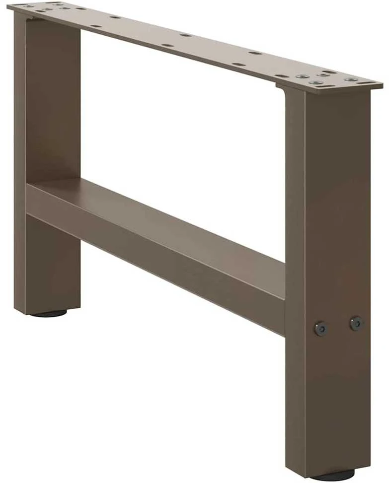 Kavos staliuko kojelės, 2 vnt., 70x(30-31) cm, natūralus plienas