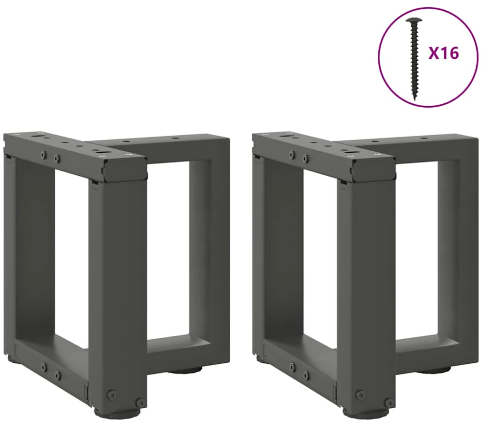 Kavos staliuko kojelės, T formos, 2 vnt., 30x25x(30-31)cm