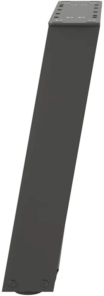 Kavos staliuko kojelės, 2 vnt., antracito spalvos, 38x(42-43) cm, plienas