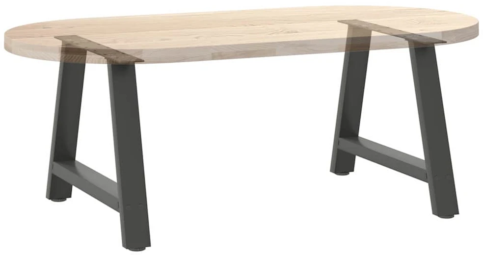 Kavos staliuko kojelės, A formos, 2 vnt., 60x(42-43)cm
