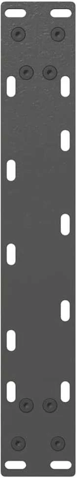 Kavos staliuko kojelės, 2 vnt., antracito spalvos, 28x(42-43) cm, plienas