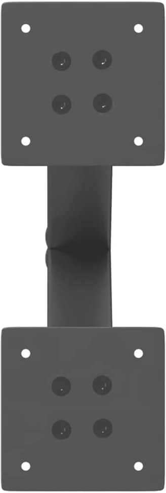 Kavos staliuko kojelės, 2 vnt., antracito spalvos, 30x(30-31) cm, plienas
