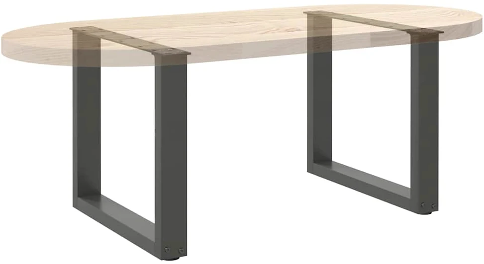 Kavos staliuko kojelės, U formos, 2 vnt., 50x(42-43)cm