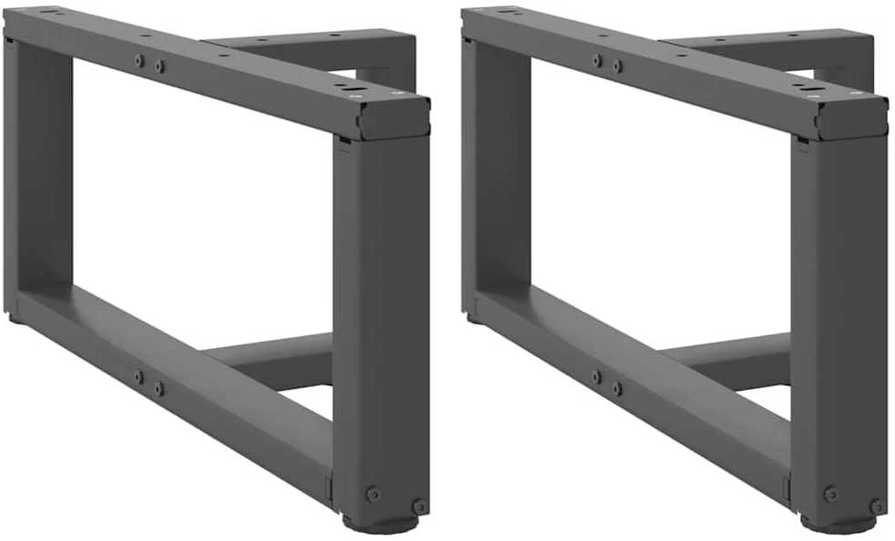 Kavos staliuko kojelės, T formos, 2 vnt., 60x25x(30-31)cm